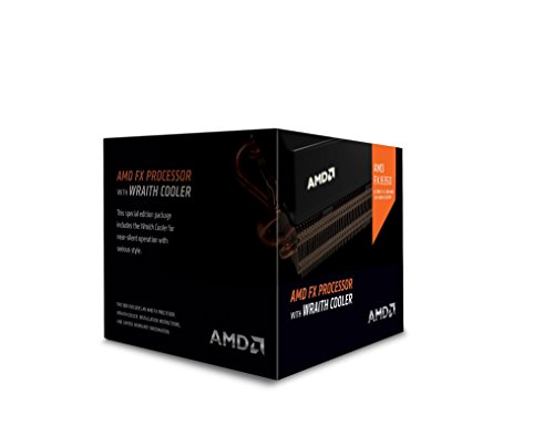 AMD FX 8-Core Black Edition FX-8350 Processor with Wraith Cooler (FD8350FRHKHBX)