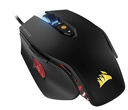 Corsair M65 PRO RGB Optical FPS Gaming Mouse (12000 DPI Optical Sensor, Adjustable Weights, 8 Programmable Buttons, 3-Zone RGB Multi-Colour Backlighting, Xbox One Compatible) - Black