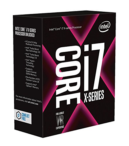 Intel Core i7-7820X X-Series Processor 8 Cores up to 4.3 GHz Turbo Unlocked LGA2066 X299 Series 140W