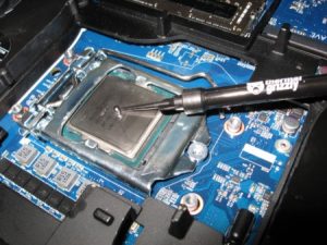 Applying thermal paste correctly